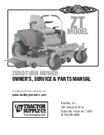 Bad Boy ZT 2600 Owner'S, Service & Parts Manual preview