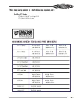 Preview for 3 page of Bad Boy ZT 2600 Owner'S, Service & Parts Manual