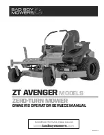 Preview for 1 page of Bad Boy ZT AVENGER BAZ54KT740 Owner’S Operator Service Manual