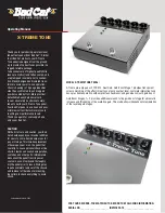 Bad Cat X-TREME TONE Operating Manual preview