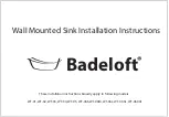 Badeloft WT-01 Installation Instructions Manual preview