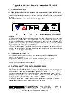 Предварительный просмотр 22 страницы Bader KR-454 Operating Instructions Manual