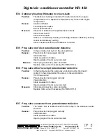 Предварительный просмотр 39 страницы Bader KR-454 Operating Instructions Manual