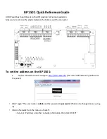 Предварительный просмотр 2 страницы BadgePass BP 1501 Quick Reference Manual