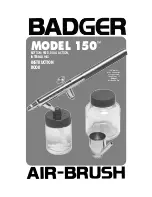 Предварительный просмотр 1 страницы Badger Air-Brush 150 Instruction Book