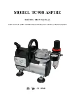 Badger Air-Brush ASPIRE TC908 Instruction Manual preview