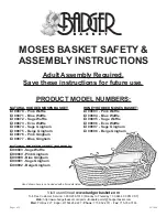 Badger Basket 870 Assembly Instructions preview