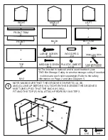 Preview for 3 page of Badger Basket 97745 Gray Woodgrain Assembly And Use Instructions