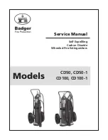 Preview for 1 page of Badger Basket CD50 Service Manual