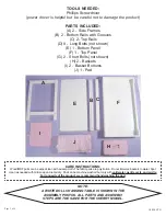 Preview for 3 page of Badger Basket Cherry Doll Changing Table 01867 Assembly Instructions