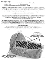 Предварительный просмотр 3 страницы Badger Basket MOSES BASKET Series Safety & Assembly Instructions