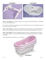 Preview for 3 page of Badger Basket Wicker Doll Cradle 00369 Assembly Instructions