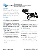 Badger Meter BadgerTouch HREBT Installation Manual предпросмотр