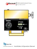 Предварительный просмотр 1 страницы Badger Meter Flo-tech PFM Series Installation & Operation Manual