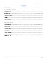 Preview for 3 page of Badger Meter Impeller Data Industrial 3050 Series Installation & Operation Manual