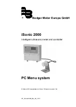 Badger Meter iSonic 2000 Manual предпросмотр