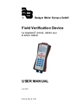 Badger Meter ModMAG M1000 User Manual preview