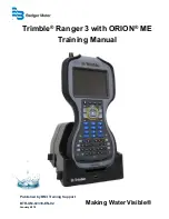 Badger Meter ORION ME Training Manual preview