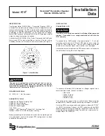 Предварительный просмотр 1 страницы Badger Meter Recordall RTR Orion 3-Wire Installation Data