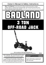 Badland 59136 Owner'S Manual & Safety Instructions preview