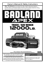 Badland APEX 12000 User Manual preview