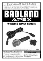 Badland APEX 56504 Owner'S Manual & Safety Instructions preview