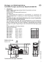 Preview for 3 page of Badu Tec BADU 93/30 H Installation And Operation Manual