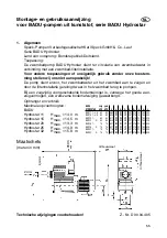 Preview for 56 page of Badu Tec Badu Hydrostar 11 Installation And Operation Manual