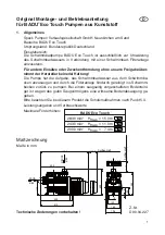 Preview for 3 page of Badu Tec Eco Touch Series Original Installation And Operating Manual