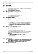 Предварительный просмотр 24 страницы BADU Block Multi 100/250 Translation Of Original Operation Manual