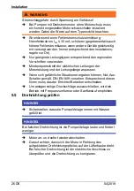 Предварительный просмотр 28 страницы BADU Block Multi 100/250 Translation Of Original Operation Manual