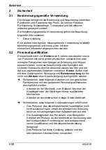 Предварительный просмотр 10 страницы BADU Genio Translation Of The Original Operation Manual