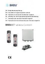 Preview for 1 page of BADU JET Wireless Control II Translation Of Original Operation Manual