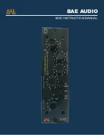 BAE Audio 500C Instruction Manual preview