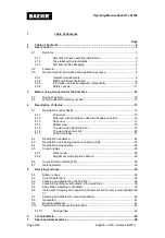 Preview for 2 page of Baehr BaehrTec S1200 Operating Manual