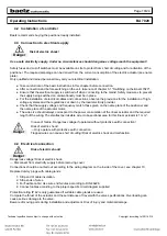 Preview for 10 page of Baelz Automatic BA 7020 Operating Instructions Manual