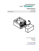 Baer UniMod Ethernet Operation Manual preview