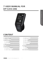 BAFANG DP C230.CAN User Manual предпросмотр