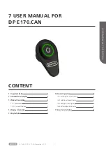 BAFANG DP E170.CAN User Manual preview