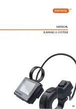 BAFANG E-SYSTEM Manual предпросмотр