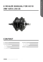 BAFANG H310 Dealer'S Manual предпросмотр