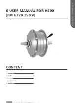 BAFANG H400 User Manual preview