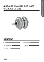 Preview for 1 page of BAFANG H600 Dealer'S Manual