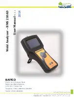 BAFFCO BMS 210AD User Manual предпросмотр