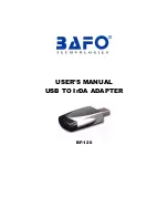 Предварительный просмотр 1 страницы Bafo BF-120 User Manual