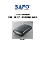 Bafo BF-2001 User Manual preview