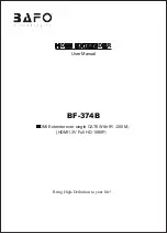 Bafo BF-374B User Manual предпросмотр