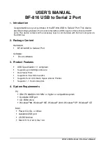 Preview for 1 page of Bafo BF-816 User Manual