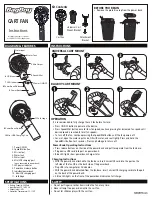 BagBoy CART FAN Instructions предпросмотр