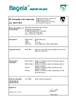 Preview for 14 page of Bagela BA 10000 Operating Instructions Manual